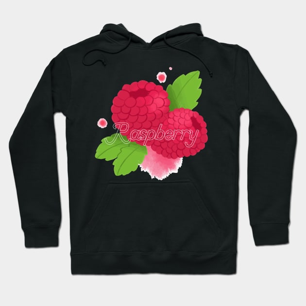 raspberry sorbet Hoodie by lumenoire